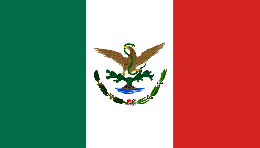 History of the Mexican flag