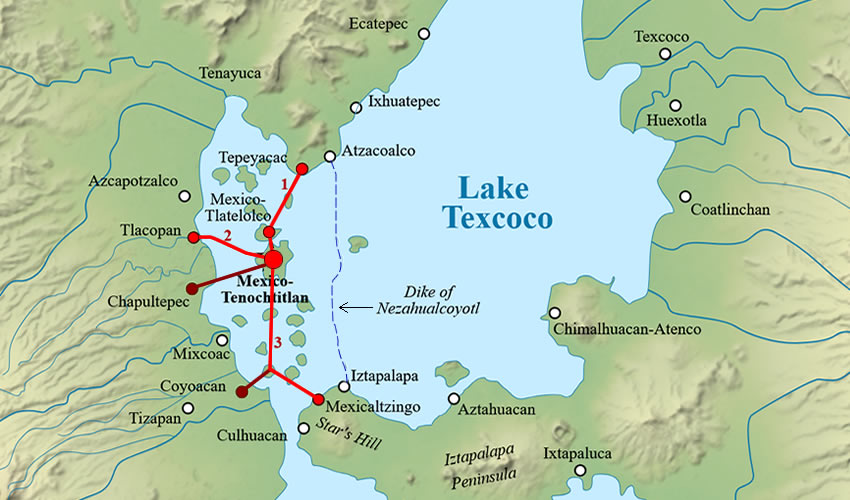 Tenochtitlan Causeways