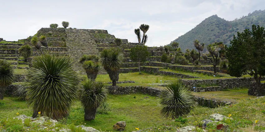 Cantona ruins in Puebla