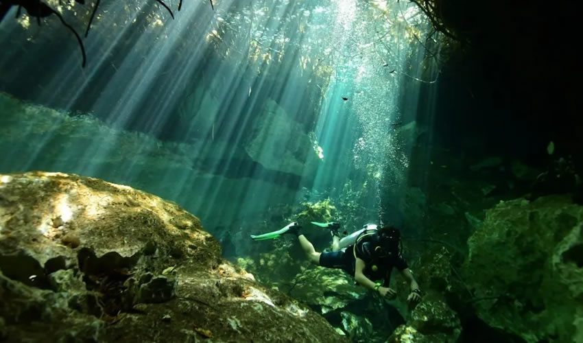 Cenote in Yucatan